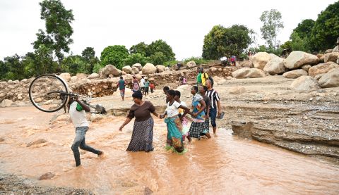 Tropical Cyclone Freddy in Phalombe southern Malawi.