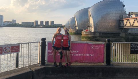 Sisters take on the Thames Path Challenge