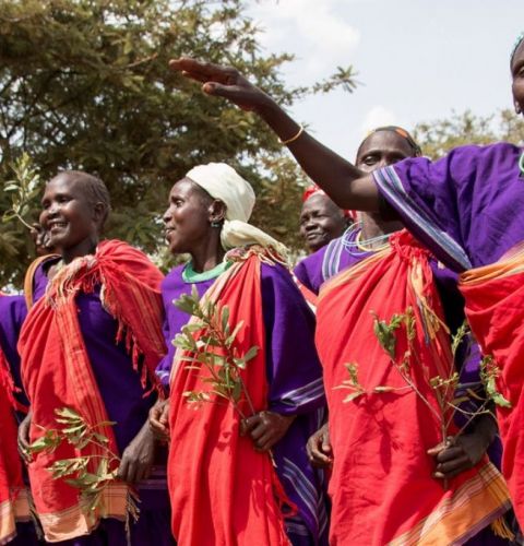 Women from Kongolai communities in Kenya join to form the Kongolai Women's Network - a support group for women and girls, which campaigns for FGM awareness and provides help and protection for girls.Ashley Hamer/Actionaid