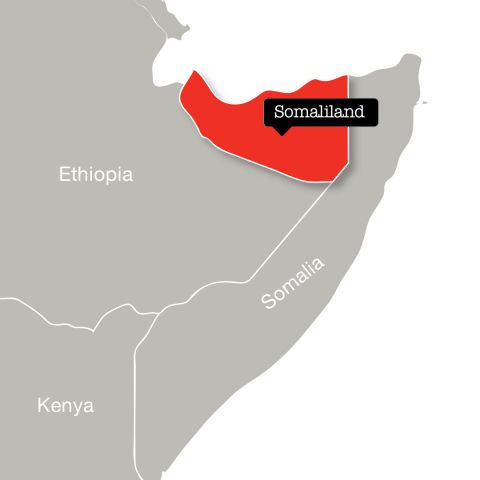 Somaliland map