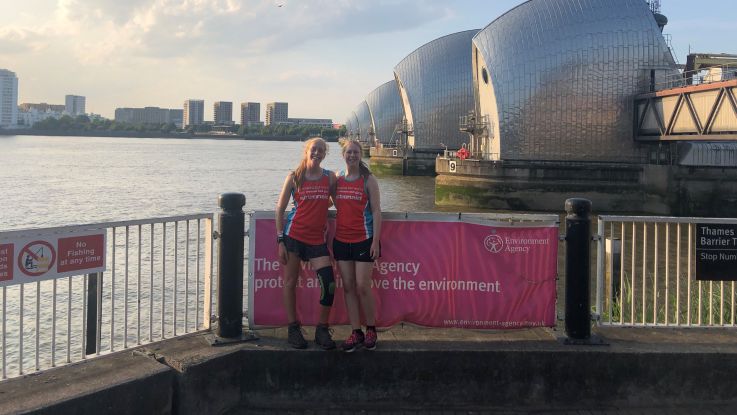 Sisters take on the Thames Path Challenge
