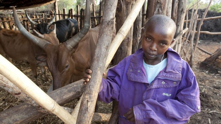 In Burundi, 11-year old Emelyne lives in Mubavu village and goes to Karusi Primary School, thanks to funding from the ActionAid Lottery