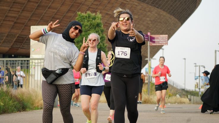 Women run 5k through Queen Elizabeth Olympic Park