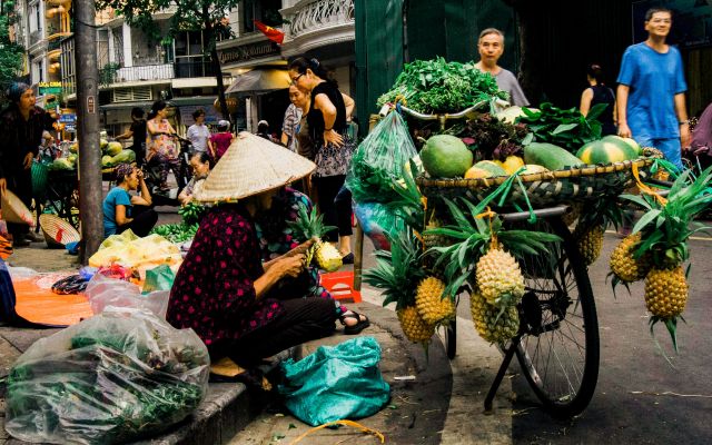 Many street and market vendors provide the main source of income for their families, bringing food to the table and paying for their childrens education.